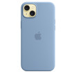 iPhone 15 Plus Silicone Case MagSafe Winter Blue