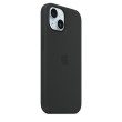 iPhone 15 Silicone Case MagSafe Black