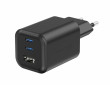 SWISSTEN GaN nab. 2x USB-C 65W 1x USB-A 18W černá