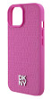 DKNY Repeat Pattern Stack Logo iPhone 15, Pink