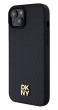 DKNY Repeat Pattern Stack Logo iPhone 15 Plus,Blac