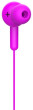 Drátová sluchátka Defunc BASIC music - pink