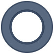 Nillkin SnapHold Magnetic Sticker (2ks), Blue