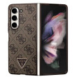 Guess Leather Triangle Case Galaxy Z Fold 5, Brown