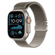 Apple 49mm Milanese Loop - Medium Natural Titanium