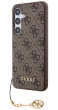 Guess 4G Charms kryt pro Samsung Galaxy S24, Brown