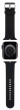 Karl Lagerfeld Head NFT řemínek Apple 42/44, Black