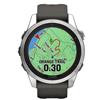 Garmin fenix 7S Pro Solar, Silver/Black Band