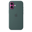 iPhone 16 Silicone Case MagSafe Lake Green