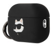 Karl Lagerfeld 3D Logo Choupette Airpods Pro2, BLK