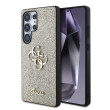 Guess PU Glitter 4G Metal Logo Galaxy S25 U, Gold