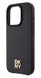 DKNY Repeat Pattern Stack Logo iPhone 13 Pro,Black