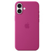 iPhone 16 Plus Silicone Case MagSafe Fuchsia