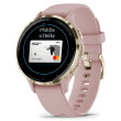 Garmin Venu 3S Cream Gold/Dust Rose, Silicone Band