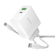 Epico GaN 65W Nabíječka USB-C+A+USB-C kabel Bílá