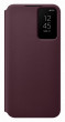 Samsung Smart Clear View Cover S22+, Burgundy