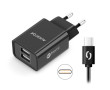 Aligator DC adaptér USB-C smart IC s 2xUSB 2,4A