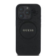 Guess Saffiano Peony MagSafe iPhone 16 Pro Max Bla