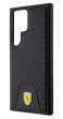 Ferrari PU Leather Bottom Carbon kryt Galaxy S24 U