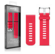 Aligator Watch Straps 20 silikonový řemínek, Red
