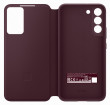 Samsung Smart Clear View Cover S22+, Burgundy