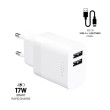 FIXED nabíječ 2xUSB Apple lightning, MFI, 17W 