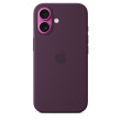 iPhone 16 Silicone Case MagSafe Plum