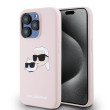 Karl Lagerfeld Double Heads iPhone 15 Pro Max Pink