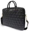 Guess Quilted Computer Bag do velikosti 15", Black