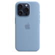 iPhone 15 Pro Silicone Case MagSafe Winter Blue