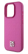 DKNY Repeat Pattern Stack Logo iPhone 15 Pro, Pink