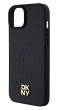 DKNY Repeat Pattern Stack Logo iPhone 15 Plus,Blac