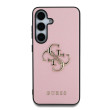 Guess PU Grained 4G Metal Logo Galaxy S25+, Pink