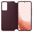 Samsung Smart Clear View Cover S22+, Burgundy