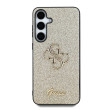 Guess PU Glitter 4G Metal Logo Galaxy S25, Gold