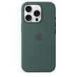 iPhone 16 Pro Silicone Case MagSafe Lake Green