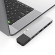 HyperDrive NET Hub pro USB-C pro MacBook Pro, Silv