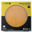 Bezdrátová nabíječka CUBE1 Wood HD01 - Třešeň