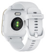 Garmin Venu SQ2, Cream Gold/White Silicone Band