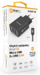 Aligator DC adaptér microUSB smart IC s 2xUSB 2,4A
