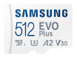 Samsung micro SDXC 512 GB EVO Plus + SD adaptér
