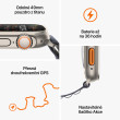Apple Watch Ultra 2 Cell 49mmTitan,Or/BeiTrail,M/L