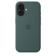 iPhone 16 Silicone Case MagSafe Lake Green