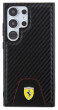 Ferrari PU Leather Bottom Carbon kryt Galaxy S24 U