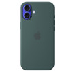 iPhone 16 Plus Silicone Case MagSafe Lake Green