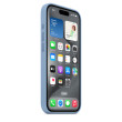 iPhone 15 Pro Silicone Case MagSafe Winter Blue