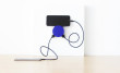 USBEPOWER AERO MINI charger 2USB ports cable Blue