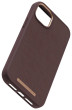 Njord Genuine Leather Case iPhone 14 Plus, Dark Br