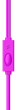 Drátová sluchátka Defunc BASIC music - pink