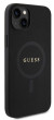 Guess Saffiano MagSafe kryt iPhone 15 Plus, Black